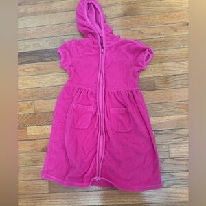 Cozy Pink Kids Bathing Suit Cover